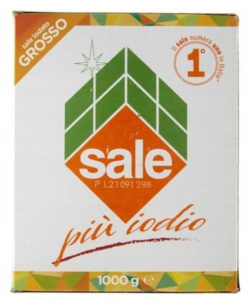 Sól gruba jodowana Grosso 1 kg Zdjęcie produktu 