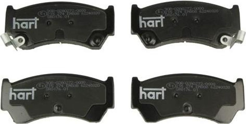 HART 215 274 Bremsbelagsatz, Scheibenbremse OE 410601N090 kompatibel mit Almera