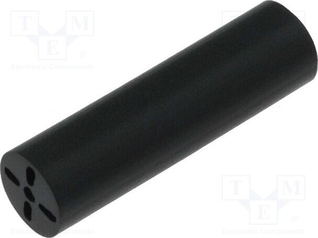 5x Distanzmuffe ØLED: 5mm ØAußen: 6,5mm LED L: 22,9mm schwarz 8930 Distanzelement
