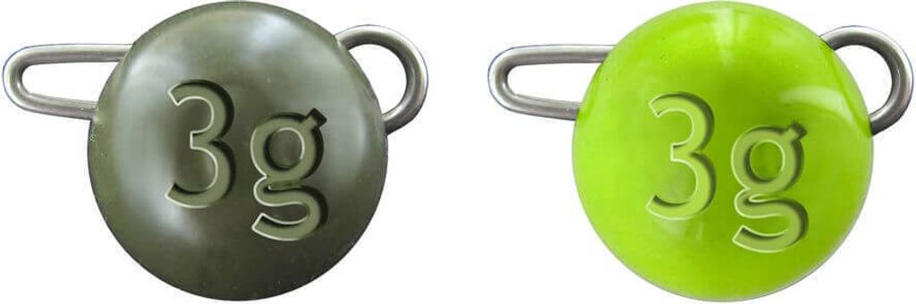 Jenzi Tungsten Cheburaschka Gewicht Pumpkin Gelb 10g