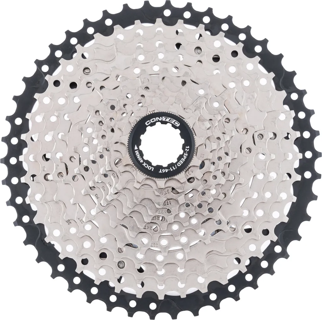 Cassette 12 vitesses Contec Grad 11-46Z compatible Shimano HG gris