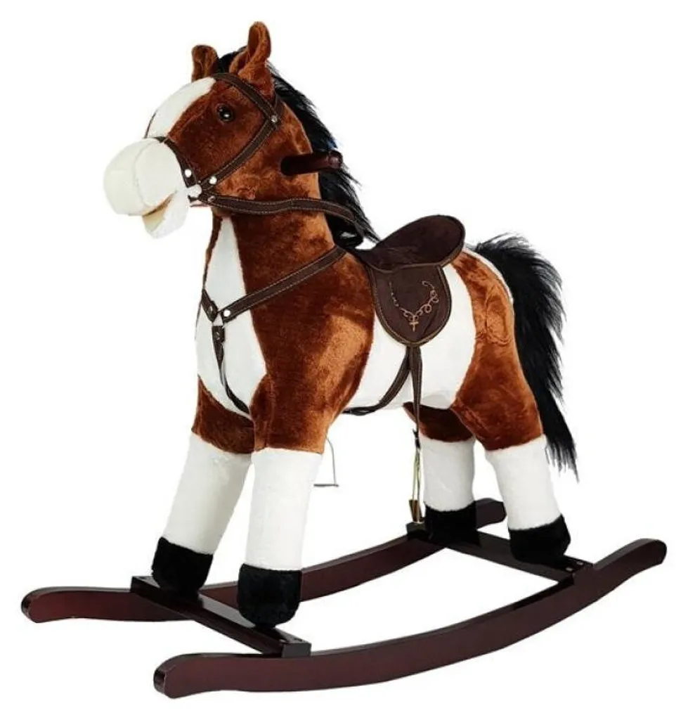 Restaurer un cheval à bascule de 74cm avec cette muselière en bronze