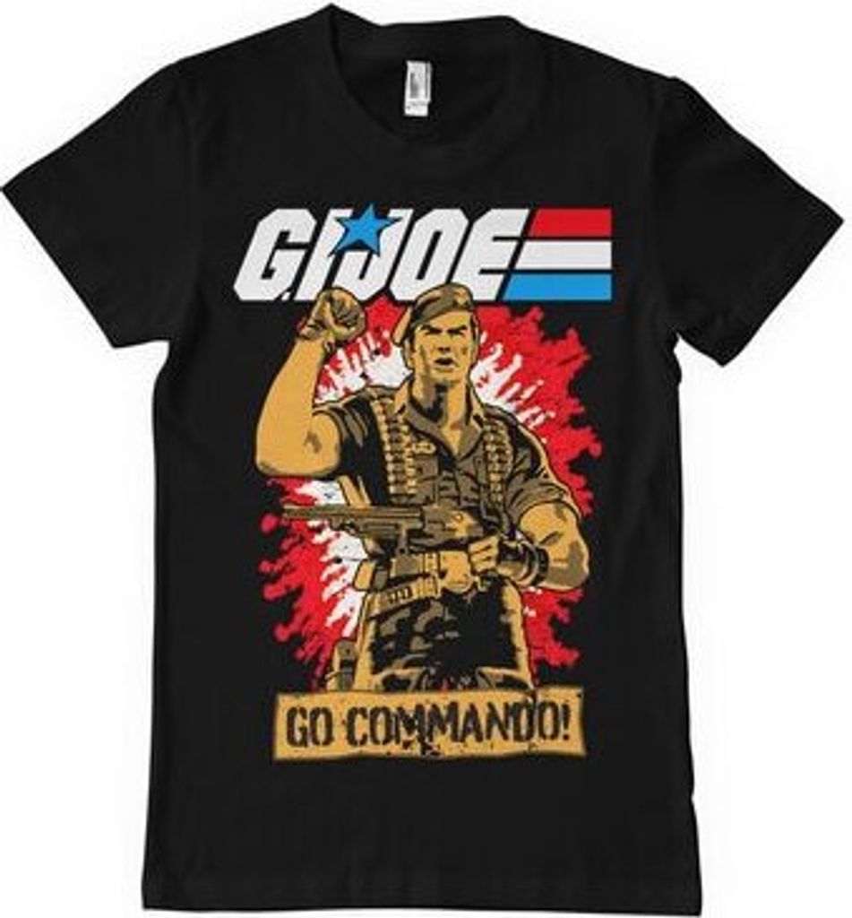 G.I. Joe - Go Commando T-Shirt - X-Large - Black