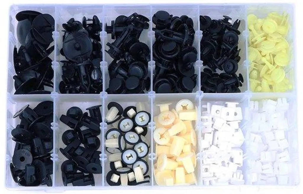 Leviers de serrage ergonomiques avec système à poussoir - Kit 292 pcs