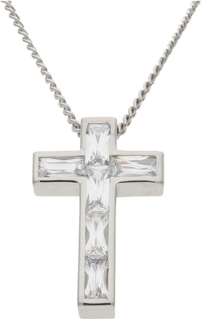 JuwelmaLux Anhänger 925/000 Sterling Silber Kreuz mit Produktbild 