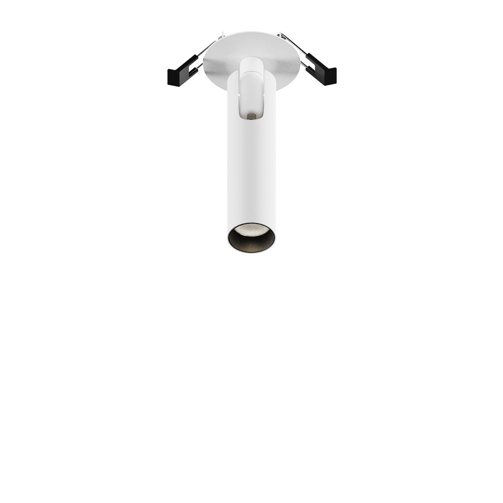 Maytoni Einbaustrahler Focus T LED incl. Weiß aus Aluminum 6W für Küche, Schlafzimmer, Wohnzimmer, Esszimmer, Lobby