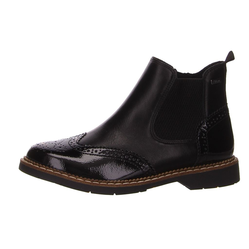 s.Oliver Damen Stiefelette Brogue Chelsea Boot Lack Produktbild 8