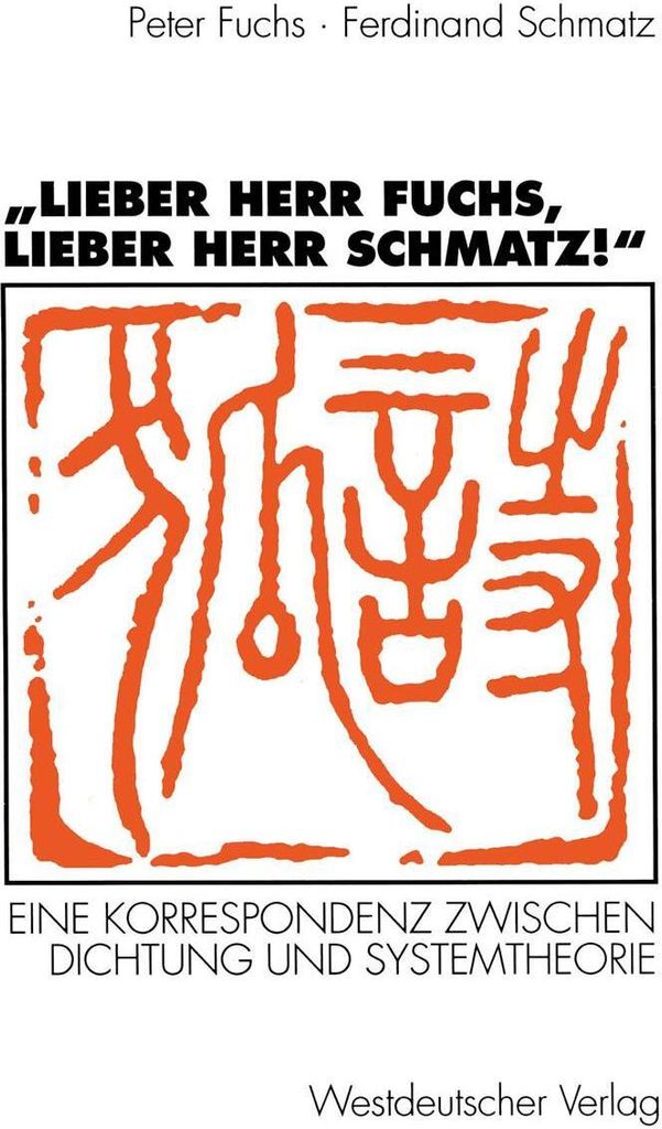 "Lieber Herr Fuchs, lieber Herr Schmatz!"