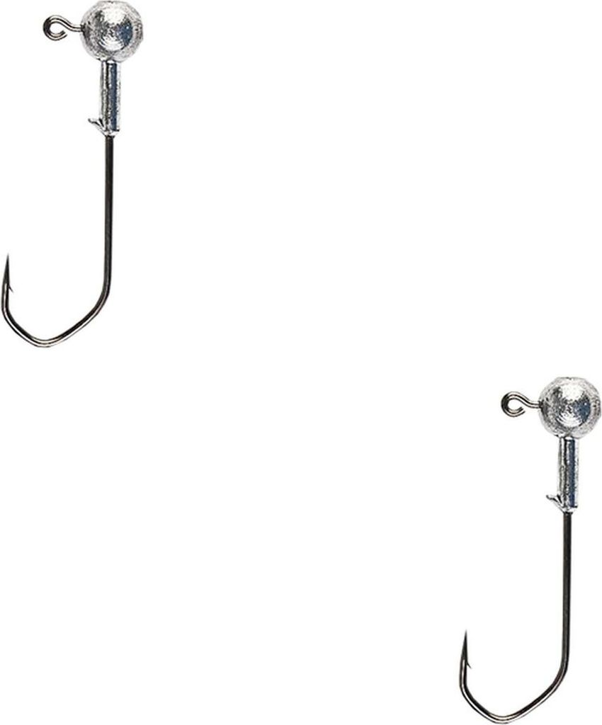 Jigkopf Angel Haken Jigköpfe rund 2 Stk 10 g Gr. 3/0