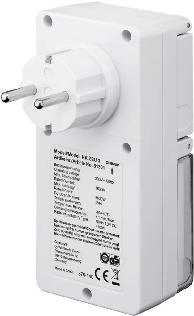 Horloge Programmable Digitale IP44 Précise et Confortable - Lot de 3 - 6