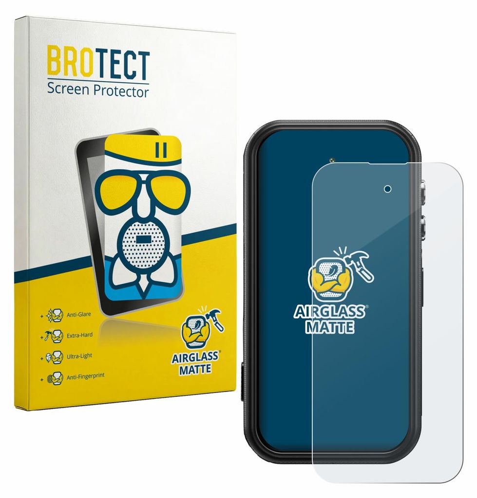 BROTECT Entspiegelungs Schutzglas für Fossibot F116 Pro 5G Schutzfolie Panzer Folie Glas Display Schutz matt
