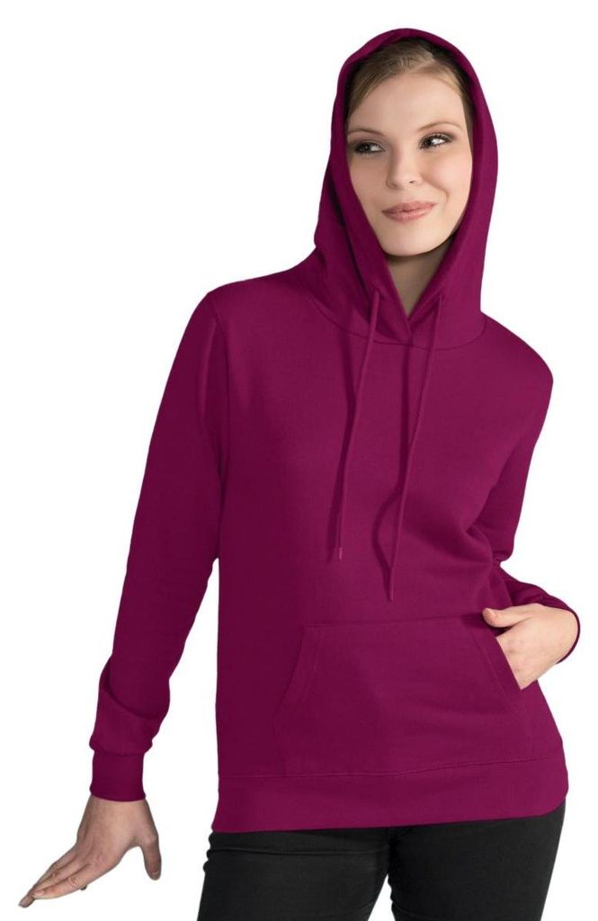 SG Damen Pullover mit Kapuze FK775 (XS) (Burgunder)