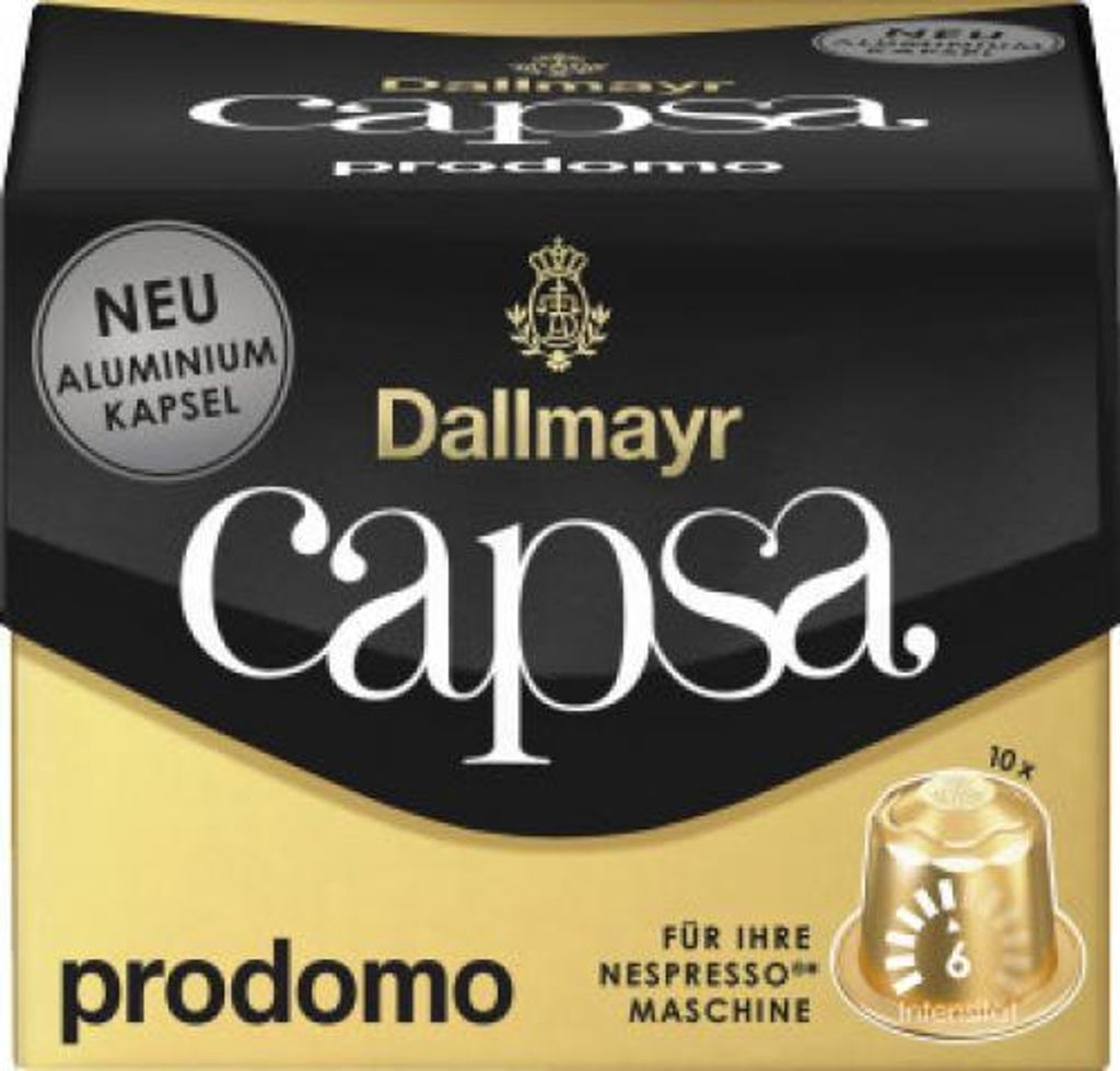 Dallmayr Capsa prodomo | 10 Nespresso® komp. Kapseln Produktbild 