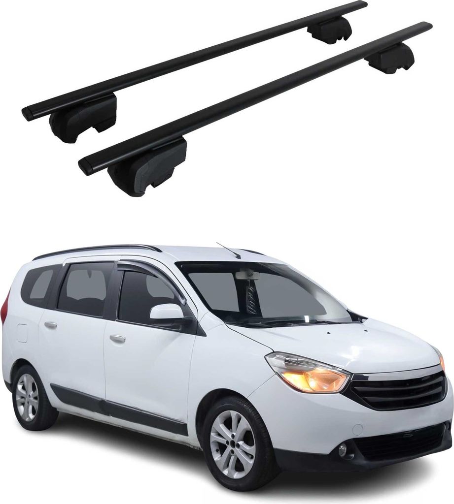 Barres de toit Transversales pour Dacia Lodgy 2012-2023 Fer Image du produit 