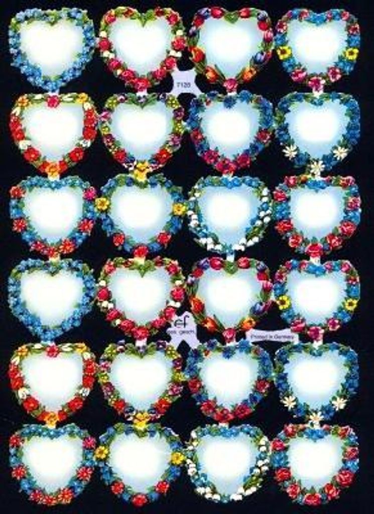 Glanzbilder - Herzen ohne Sprüche