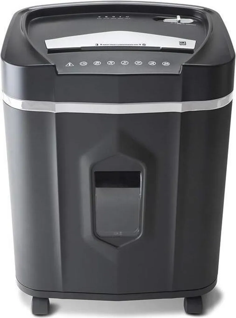 Destructeur de papier pour bureau et télétravail AT-13C P4 noir 19L