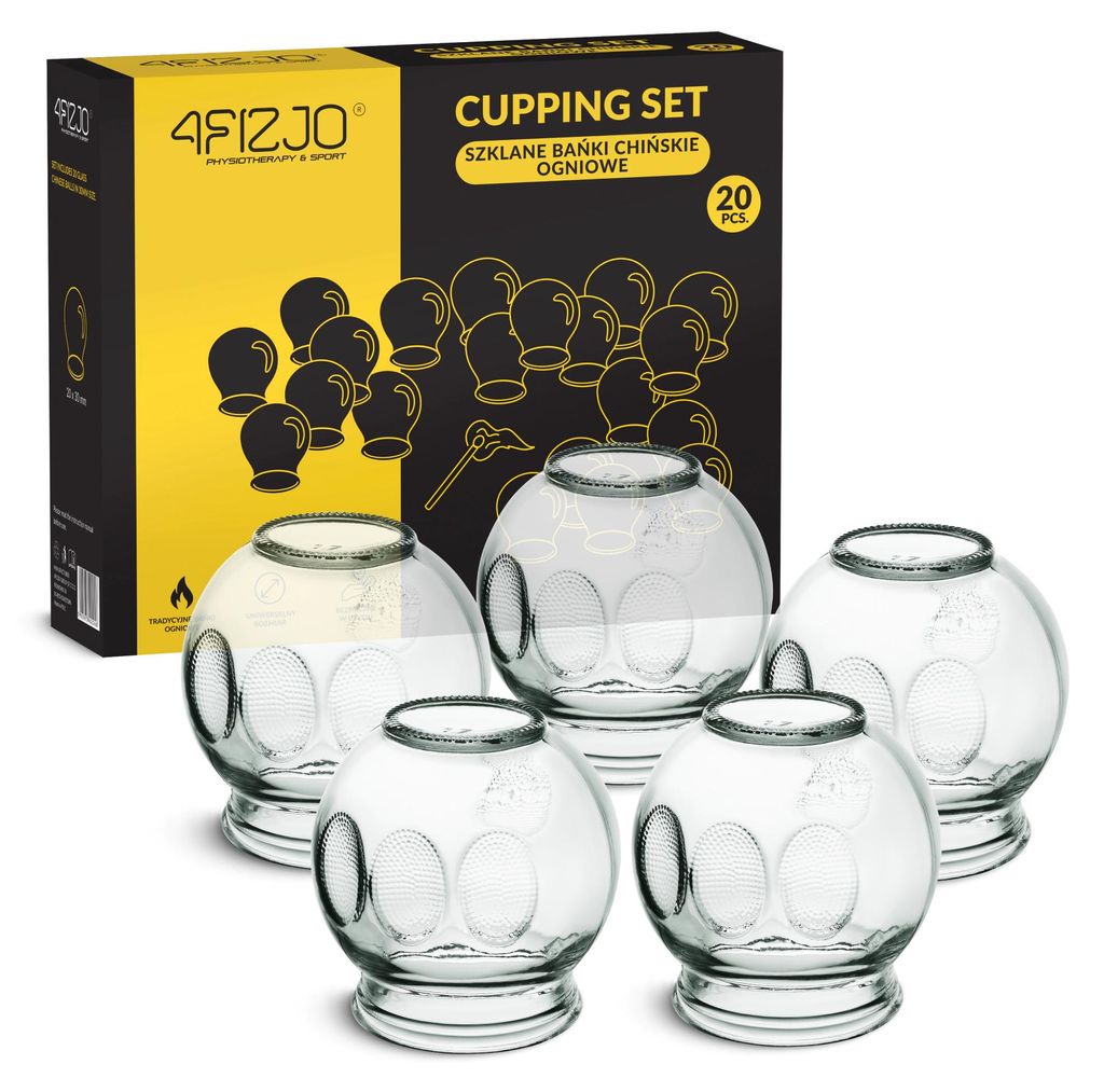 4FIZJO Schröpfgläser Set 20?Stück, Feuerschröpfgläser für Produktbild 