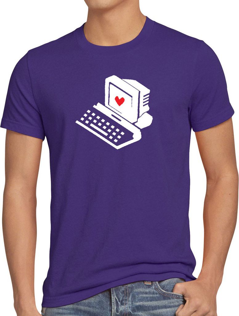 style3 Sheldon Computer Love T-Shirt Herren