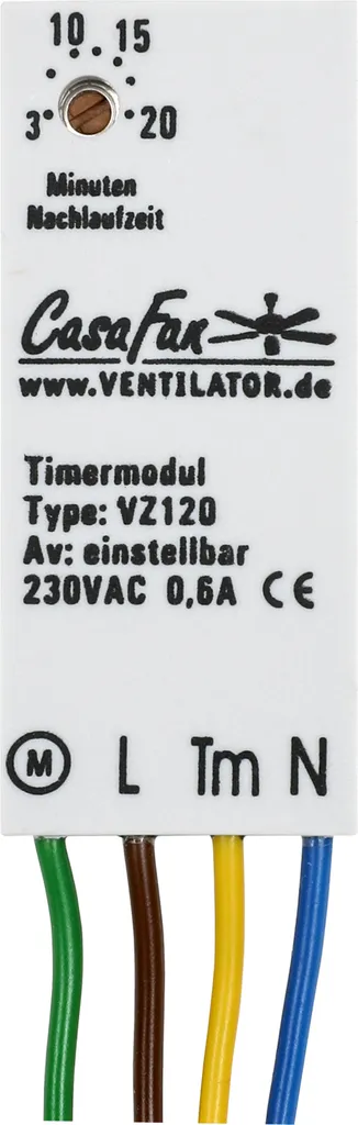 Module de temporisation CasaFan VZ 120 9800008 pour ventilateur