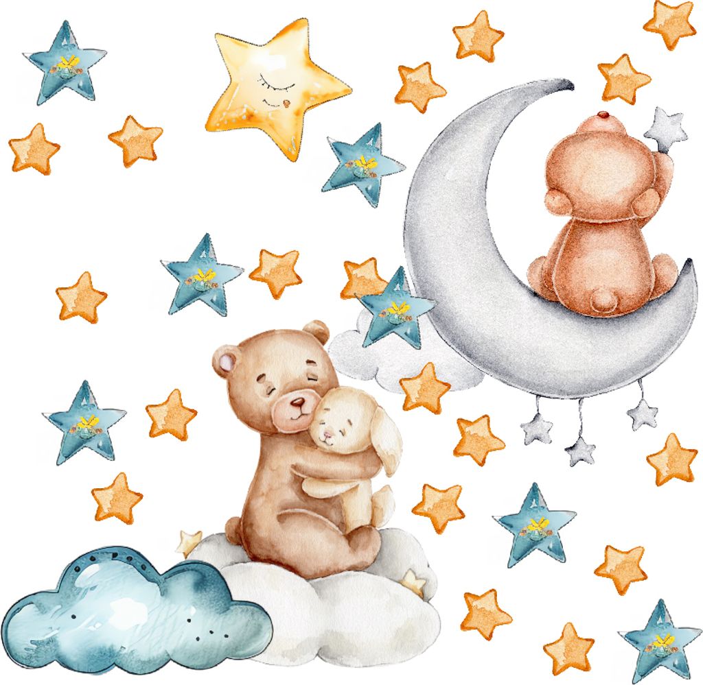 Dekorative Wandsticker für Kinderzimmer Produktbild 
