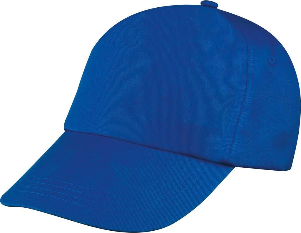 Baumwoll Basecap 5 Panel / Farbe: blau Produktbild 