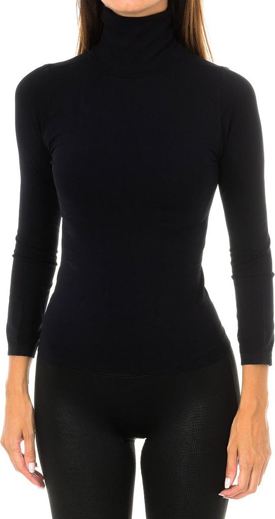 Intimidea Nevada Langarm-T-Shirt mit Stehkragen und elastischem Stoff 210277 Damen