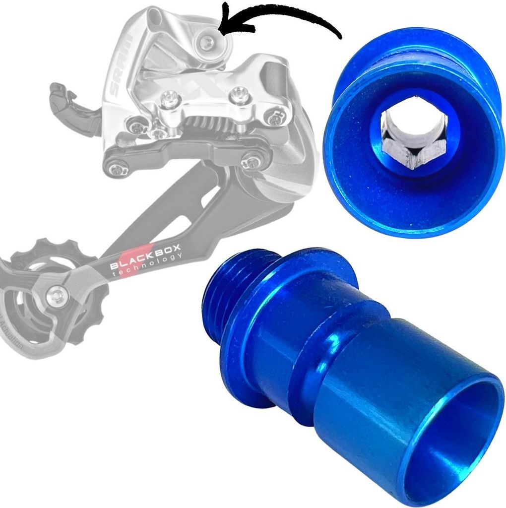 F26 Sram XX Alu Schaltwerksbolzen Blau