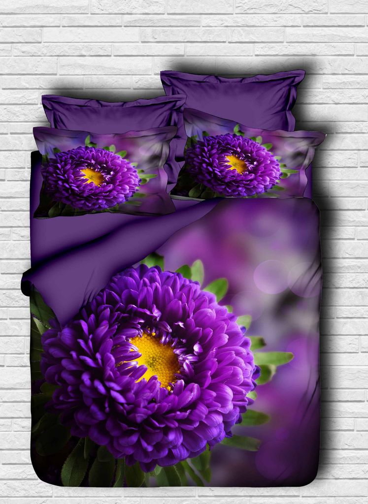 L'Essentiel Linge de Maison, Adal- PRL6123, Violett, Bettdecken, Oberseite der Bettdecke und Kissenbezug: 100% Polyestermikrosatin