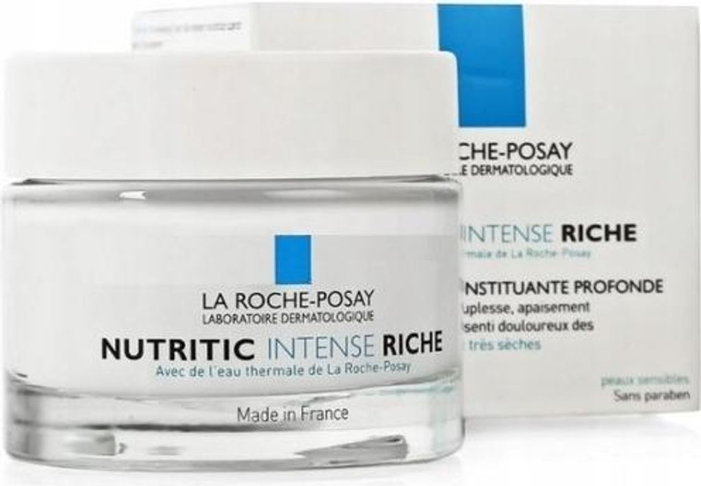 La Roche-Posay, Nutritic Intense Riche, Crema nutriente e Immagine del prodotto 