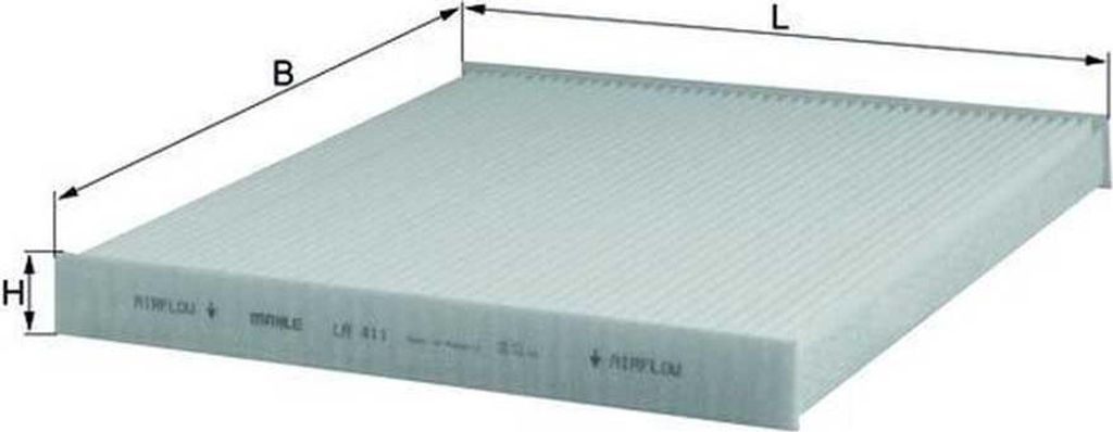 MAHLE Filter, Innenraumluft Artikel: LA 411