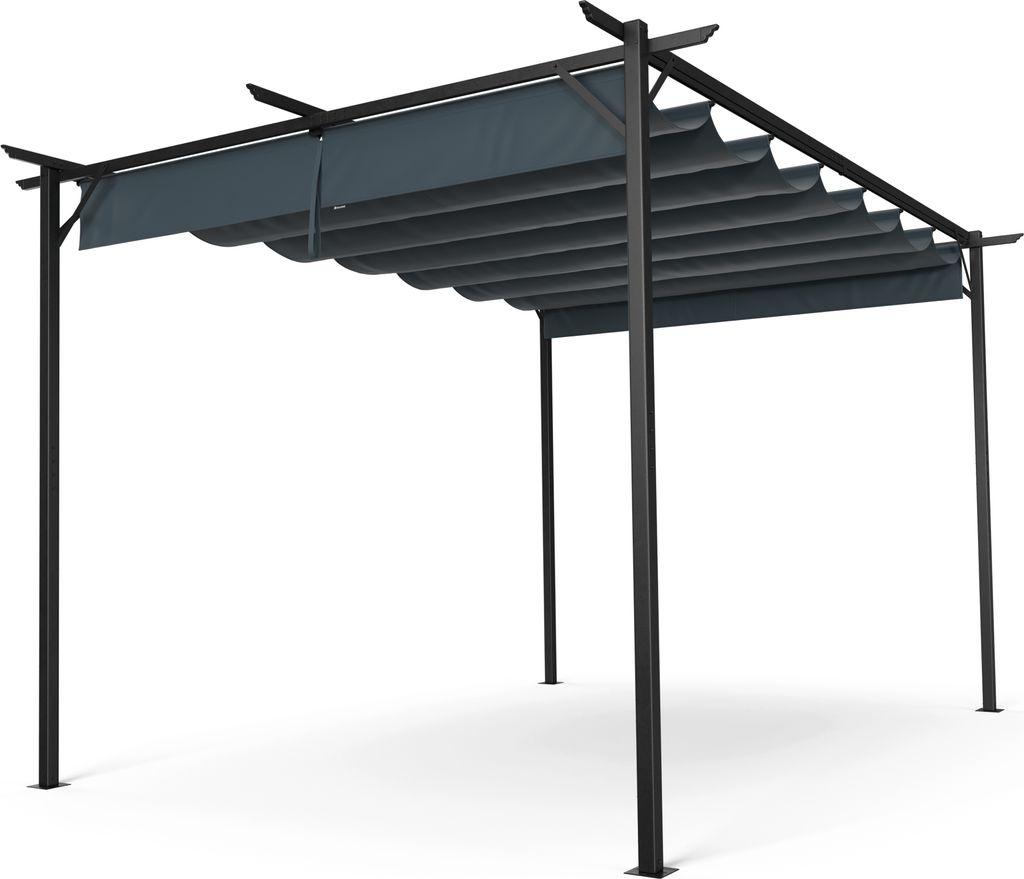 Blumfeldt Pergola 3x4 m - polyesterová strecha odolná voči Obrázok produktu 