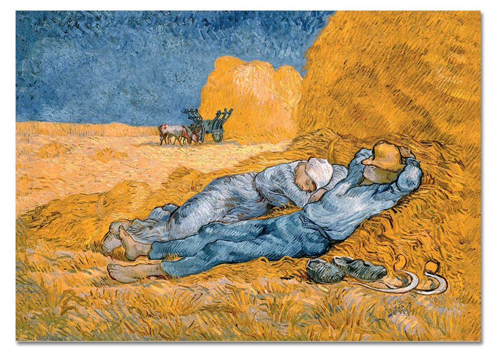 Giallobus - Zwölf Uhr - Vincent Van Gogh - 100L x 70B cm - Bild - Acrylglas