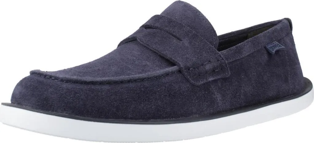 Mocasines Hombre Camper Wagon Hypn Bleu : Chaussures de Ville Chic