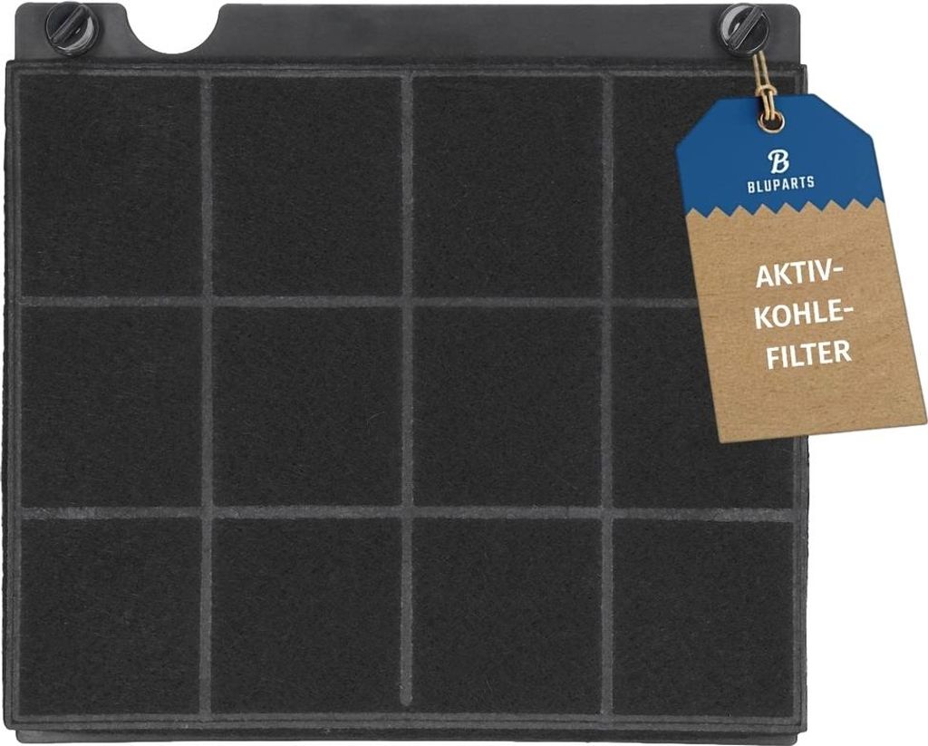 Bluparts 10108203 Kohlefilter passend für Whirlpool 484000008575 CHF15/1 type15 für Dunstabzugshaube
