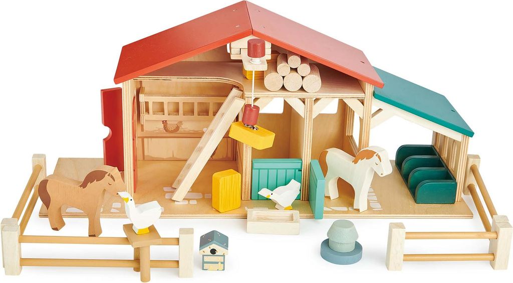 Tender Leaf Toys Bauernhof (mit umfangreichen Zubehör, Produktbild 
