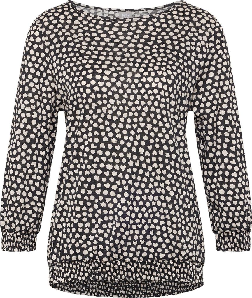 Rabe T-Shirt in Schwarz 46