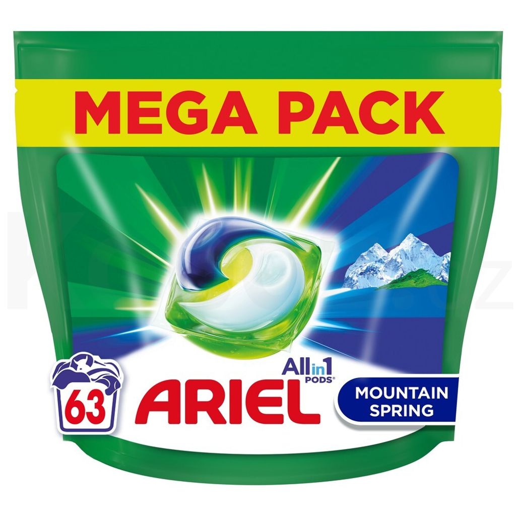 Ariel All in 1 Kapsułki do prania Mountain Spring, 63 Zdjęcie produktu 