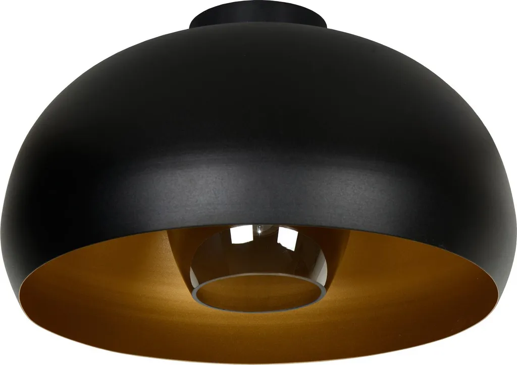 Plafonnier SHARAN noir or pour éclairage chambre et couloir chic