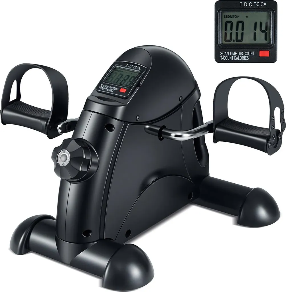 Pédalier d'Appartement pour Bras et Jambes avec Écran de Suivi LCD