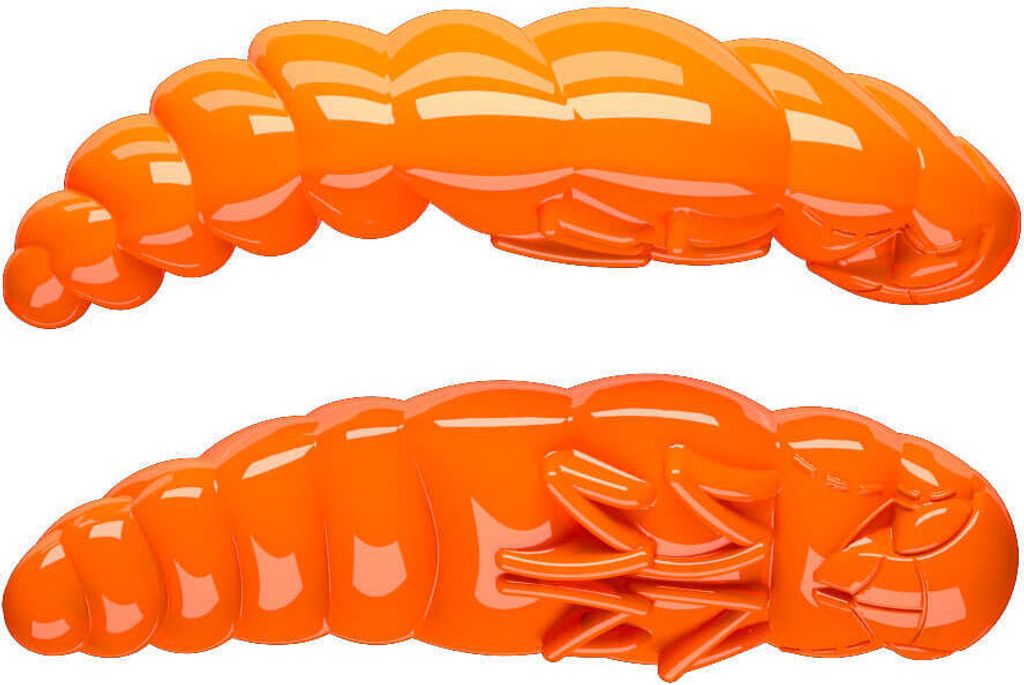 Libra Lures Largo 35 Gummilarven Käse schwimmend Hot Orange