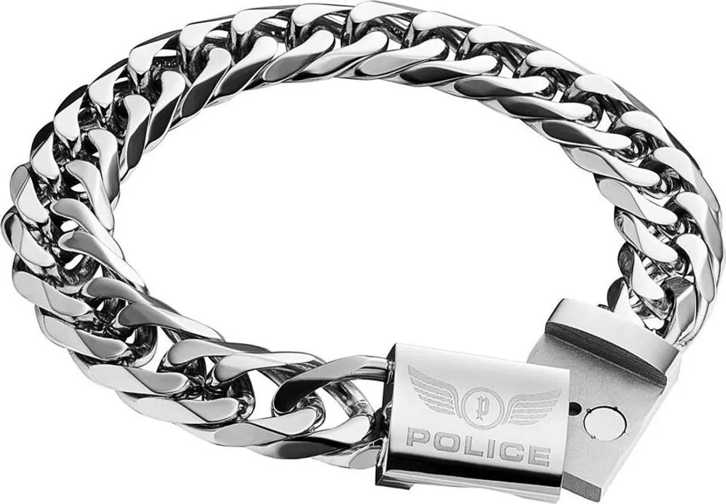 Regalo Uomo: Bracciale Police Acciaio PJ25507BSS01-L Originale