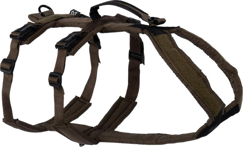 Non-stop dogwear Hundegeschirr Line Harness Long WD oliv, Größe: 6