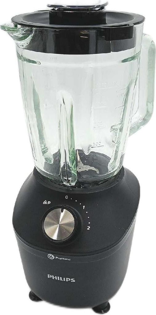 A Philips blender on a white background.