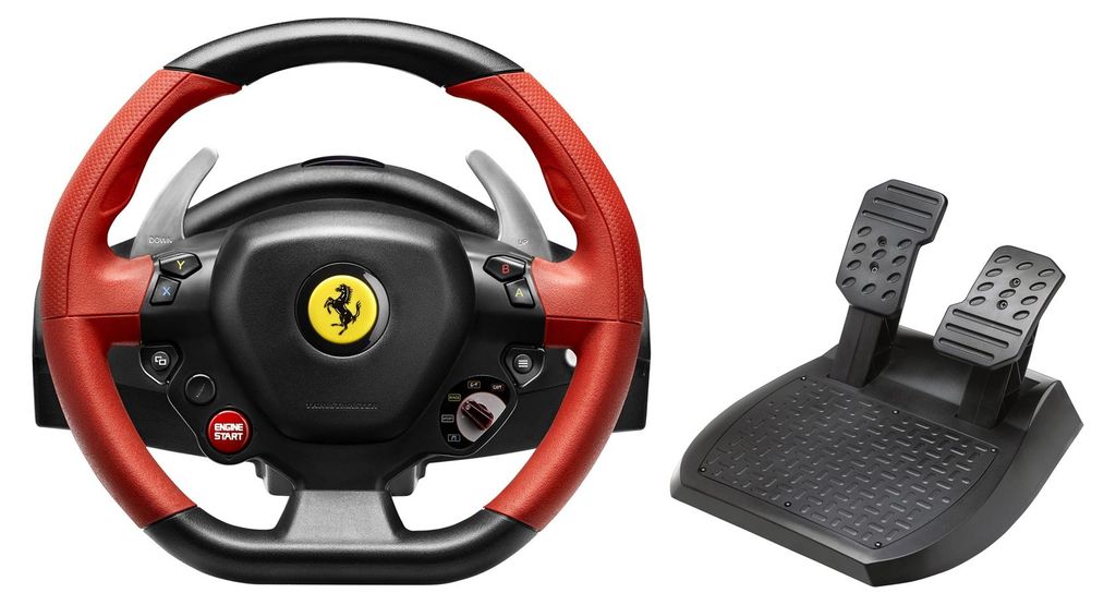 Thrustmaster Ferrari 458 Spider Racing Wheel und Pedale Produktbild 