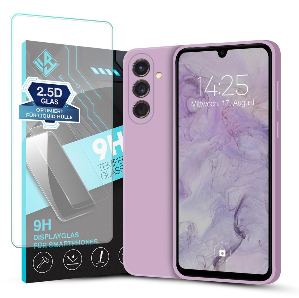 Hülle für Samsung Galaxy S24 mit 9H Displayglas Produktbild 