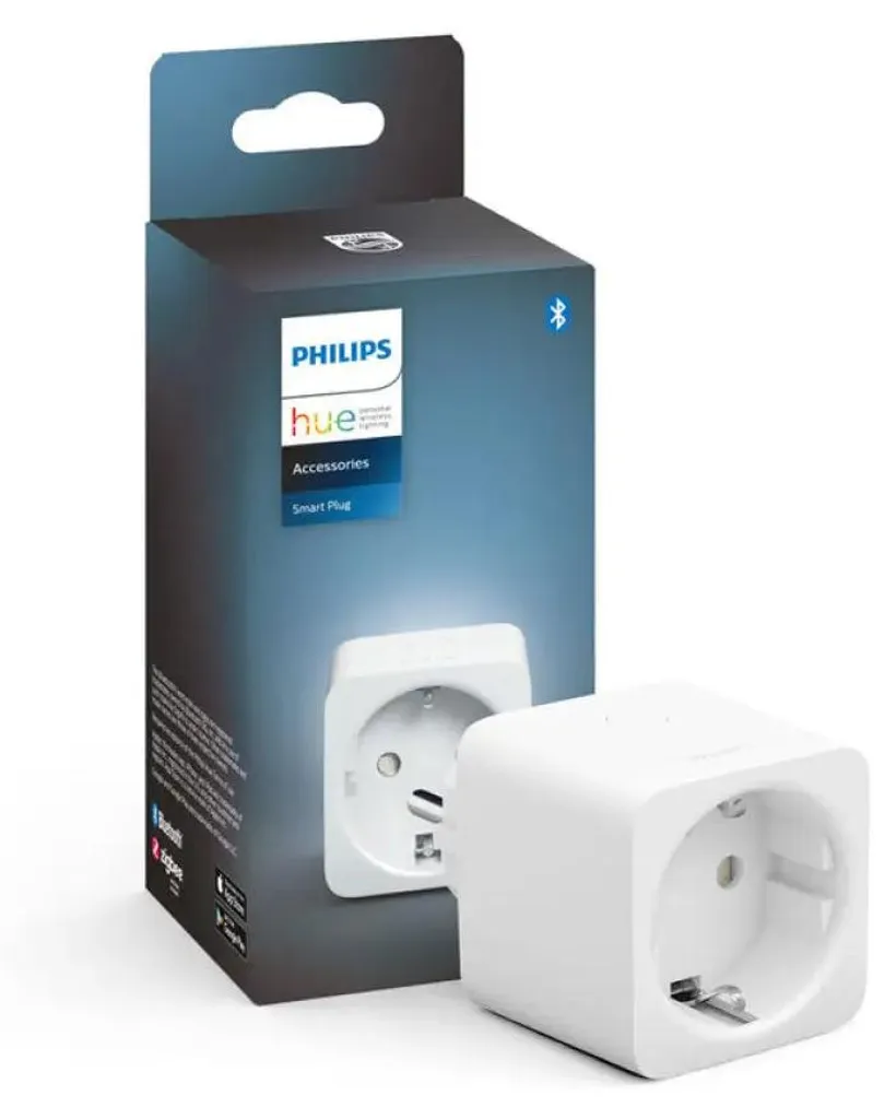 Philips Hue Smart Plug EU Prise Intelligente Blanche Zigbee Compacte - 18