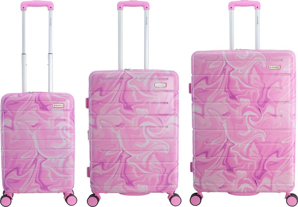 Saxoline Koffer-Set Splash aus robustem ABS/PC-Material Produktbild 
