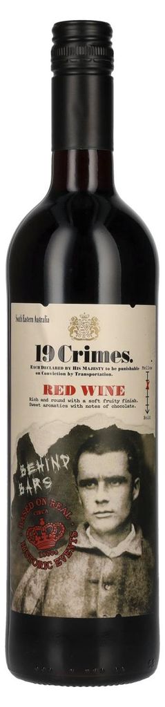 19 Crimes Behind Bars Red Wine 12,5% Vol. 0,75l Produktbild 