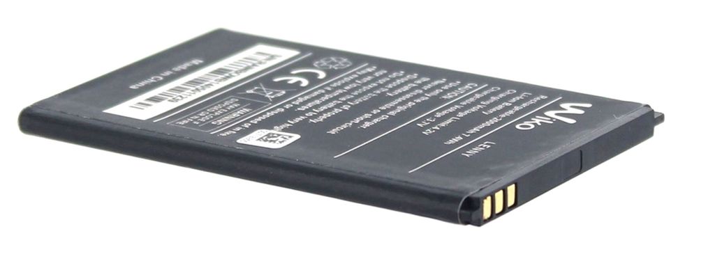 Akku für Wiko Lenny 2 Li-Ion 3,7 Volt 1800 mAh schwarz. Produktbild 