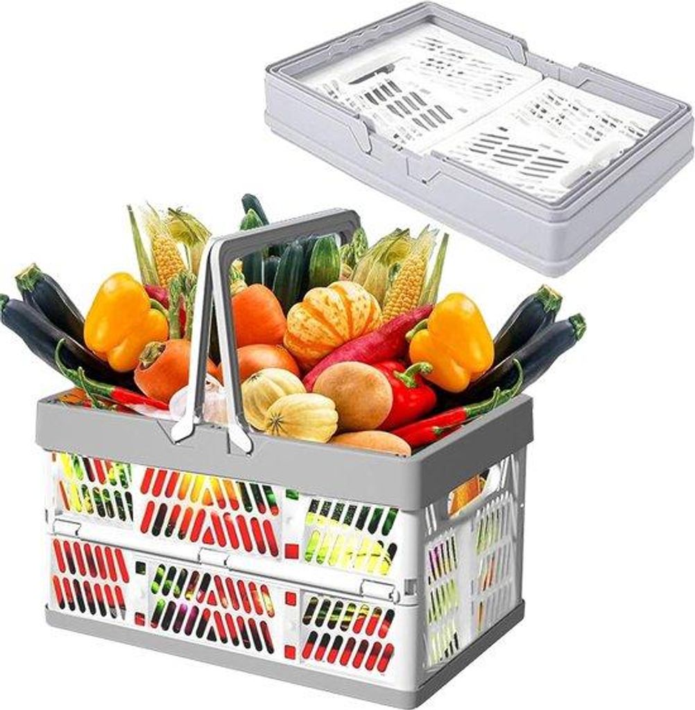 Kunststof Keuken Organizer Klein Formaat Grijs en Wit